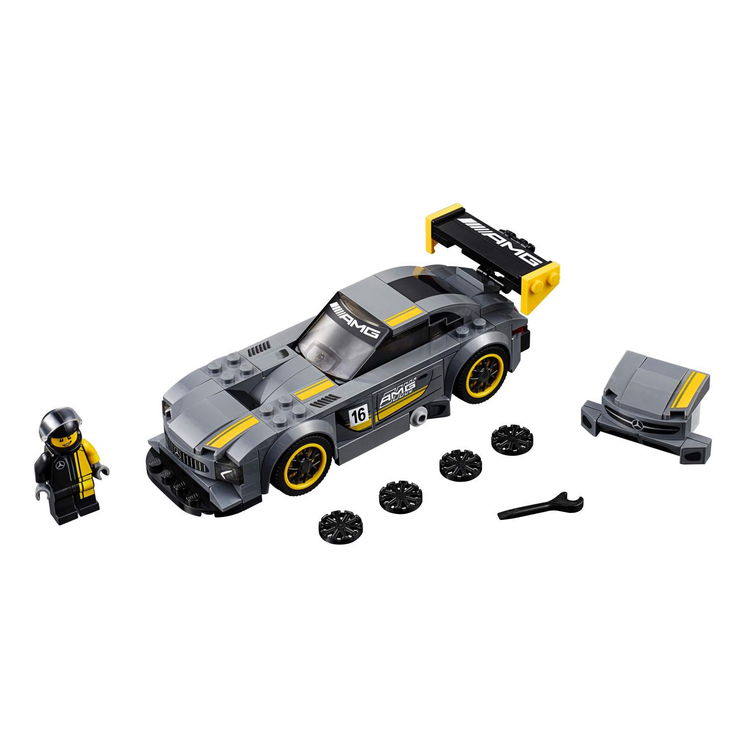 Конструктор LEGO Speed Champions Mercedes-AMG GT3 (75877) – купить в  Москве, цены в интернет-магазинах на Мегамаркет