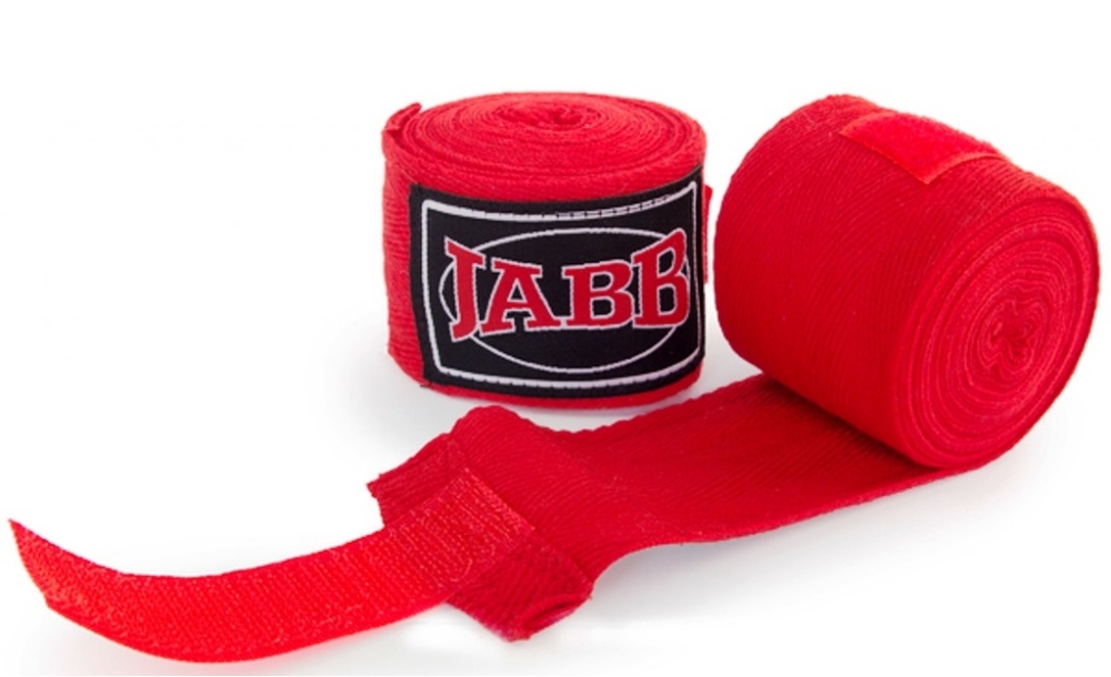 Боксерские бинты Jabb JE-3030 3,5 м красные - купить в Москве, цены на Мегамаркет