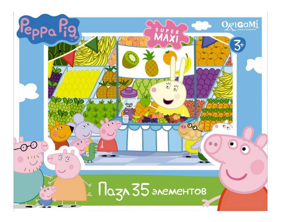 Пазл Peppa Pig 35 деталей – купить в Москве, цены в интернет-магазинах на  Мегамаркет