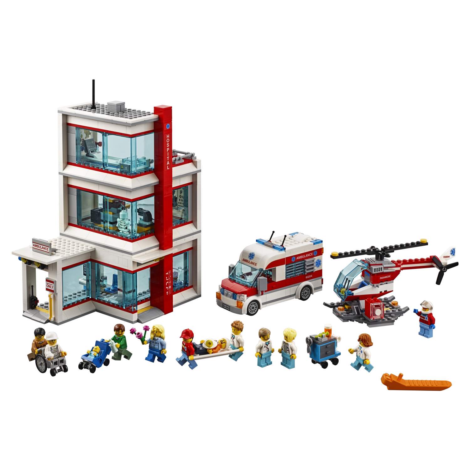 Конструктор LEGO City Town Городская больница 60204 LEGO - отзывы  покупателей на Мегамаркет