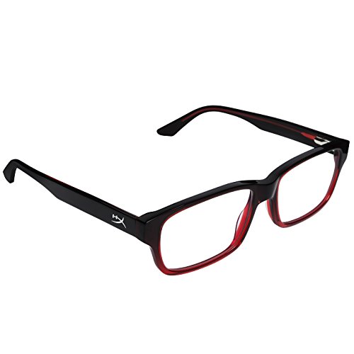 HyperX Gaming Glasses with Blue Light UV Protection Red and Black