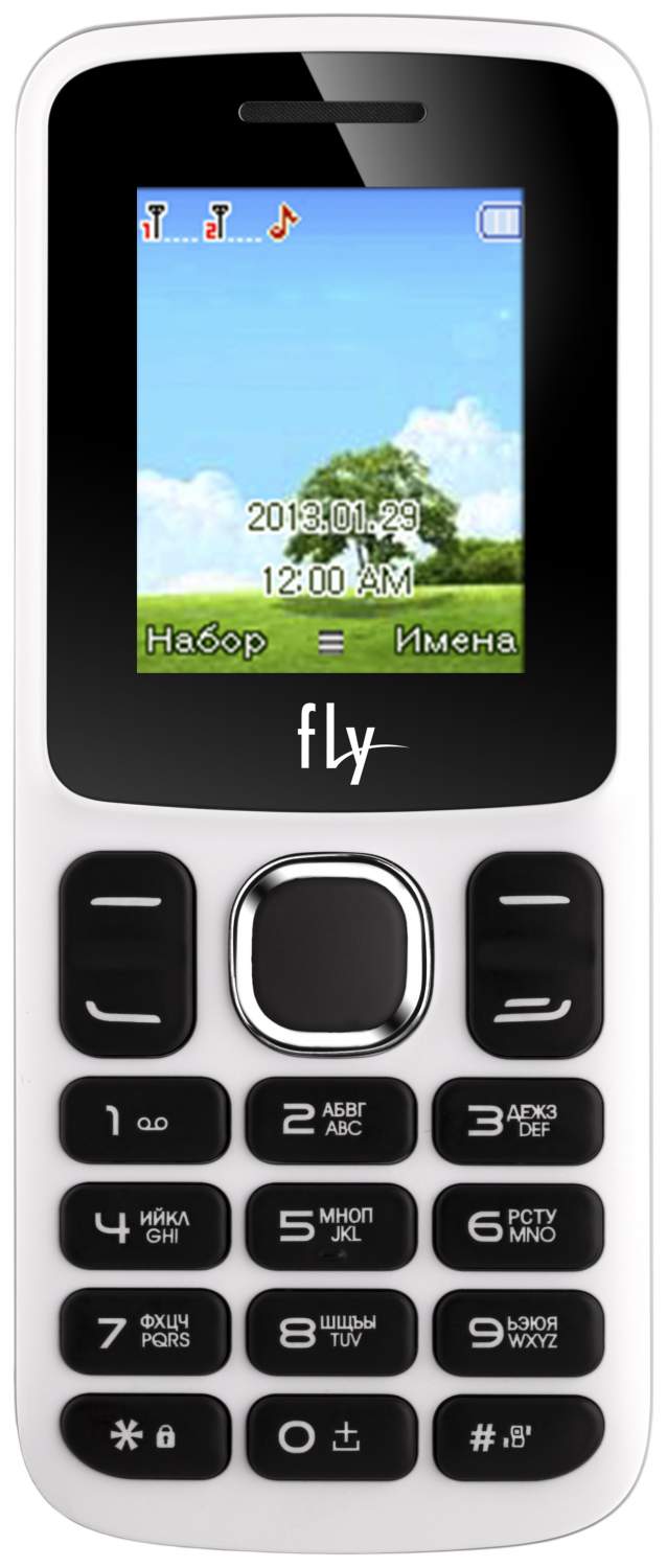 Мобильный телефон Fly FF179 Dual Sim White – купить в Москве, цены в  интернет-магазинах на Мегамаркет