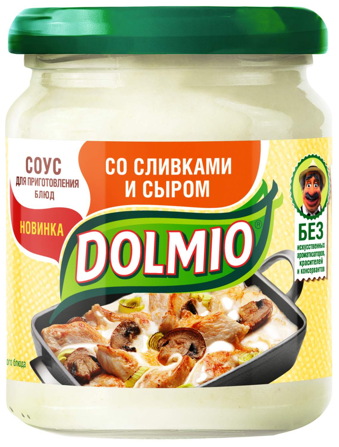 Соус для приготовления блюд DOLMIO со сливками и сыром 200 г – купить в  Москве, цены в интернет-магазинах на Мегамаркет