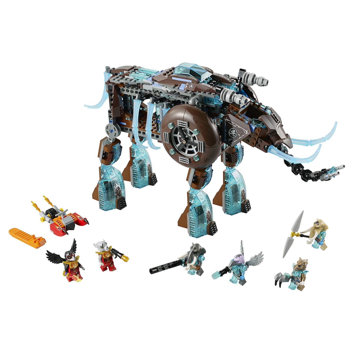 Купить конструктор LEGO Chima Ледяной мамонт-штурмовик Маулы (70145), цены  на Мегамаркет | Артикул: 100000075916