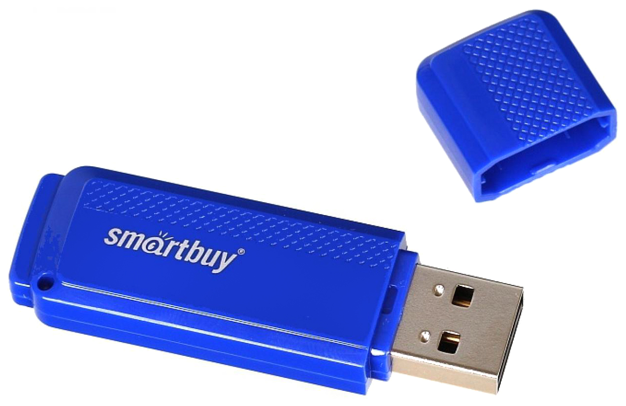 USB флеш накопитель SMARTBUY 16gb Dock Blue (sb16gbdk-b)