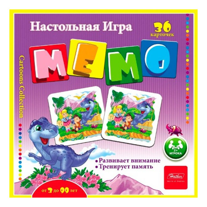 Игра развивающая МЕМО Техника 36 карточек, картон Hatber 36ИнМ_16922