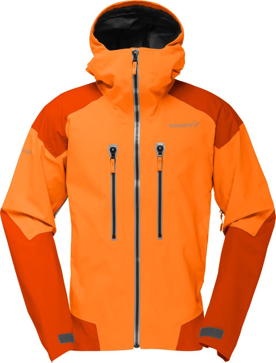 Спортивная куртка мужская Norrona Trollveggen Gore-Tex Pro оранжевая XL INT- купить в Москве, цены на Мегамаркет