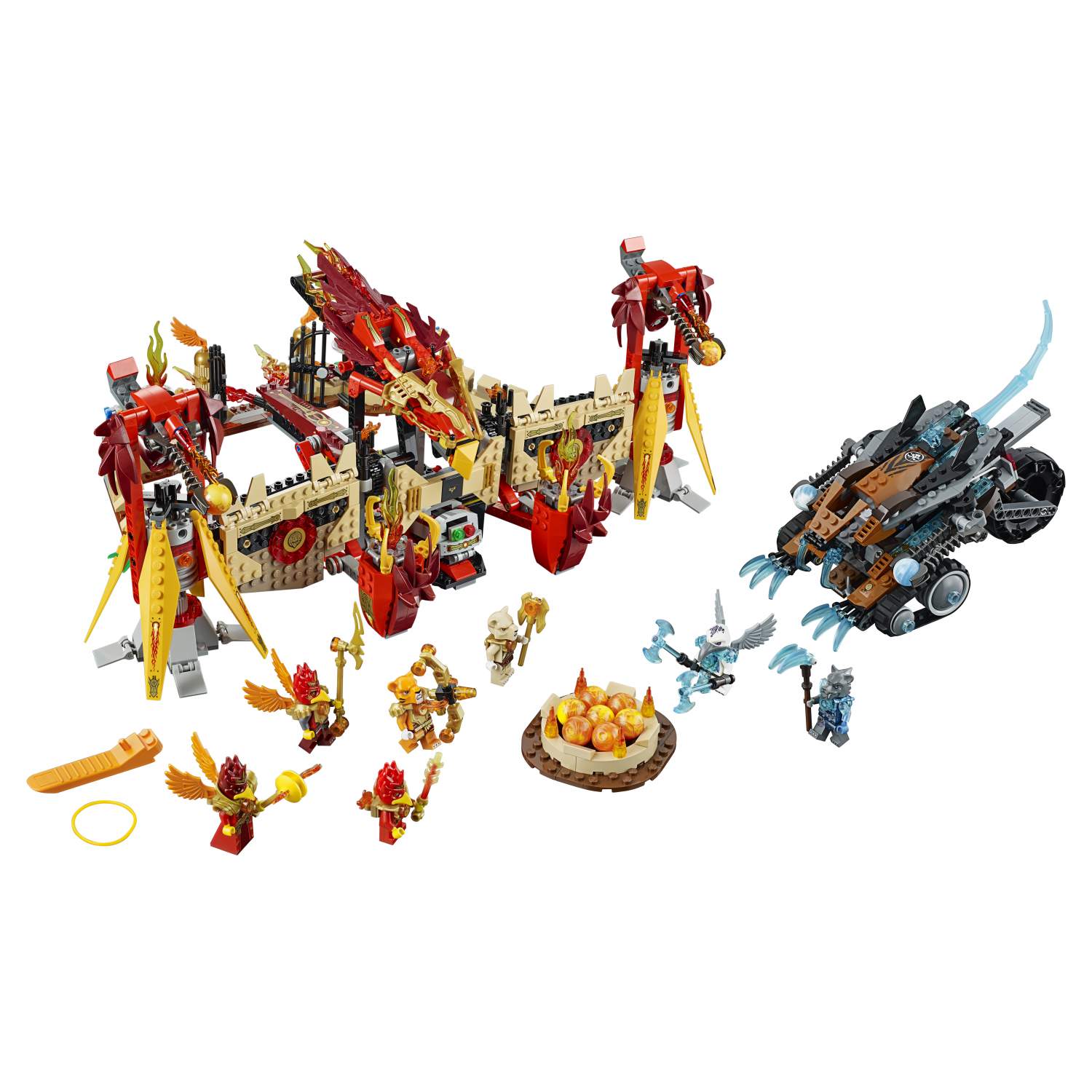 Купить конструктор LEGO Chima Огненный летающий Храм Фениксов (70146), цены  на Мегамаркет | Артикул: 100000075917