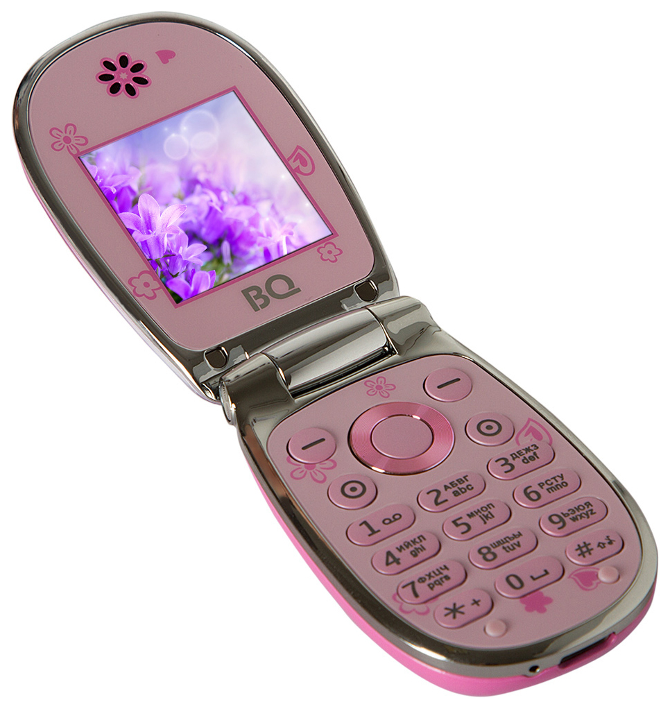 Мобильный телефон BQ BQM-1410 Flower Pink – купить в Москве, цены в  интернет-магазинах на Мегамаркет