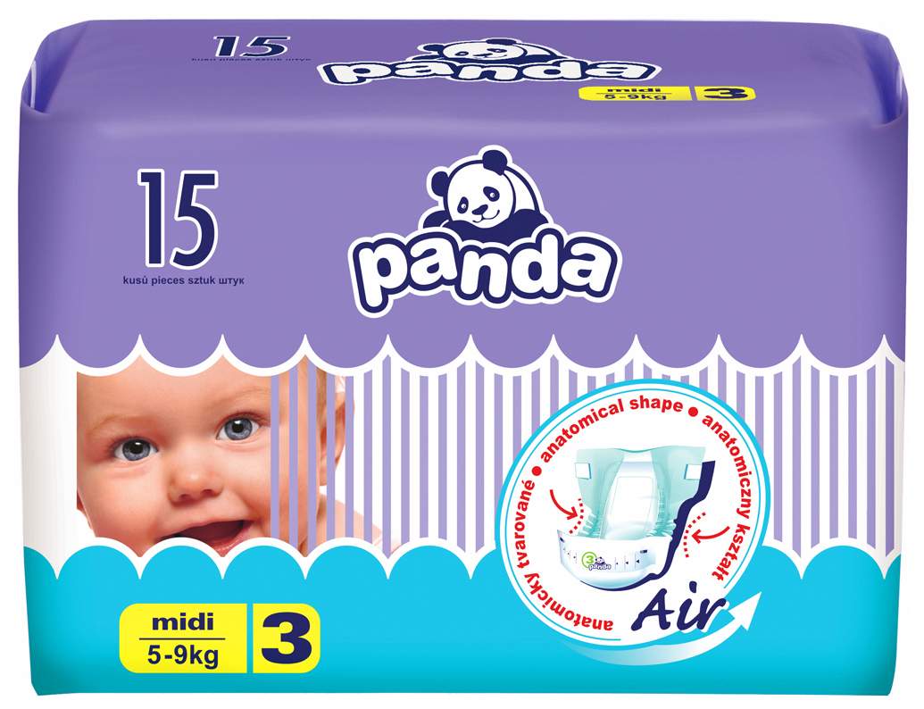 Подгузники Bella Baby Happy Panda Midi 3 (5-9 кг), 15 шт. – купить в  Москве, цены в интернет-магазинах на Мегамаркет