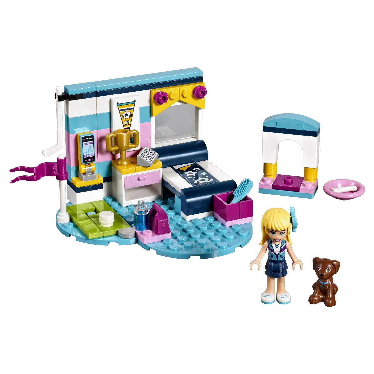 Конструктор LEGO Friends Комната Стефани (41328) – купить в Москве, цены в  интернет-магазинах на Мегамаркет