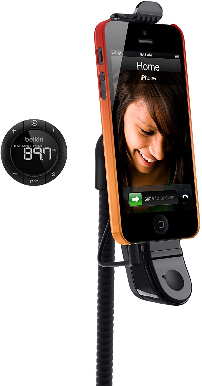 Автодержатель и FM-трансмиттер Belkin TuneBase Hands-Free FM iPhone  5/5S/iPod touch - купить в Москве, цены на Мегамаркет | 600001008119