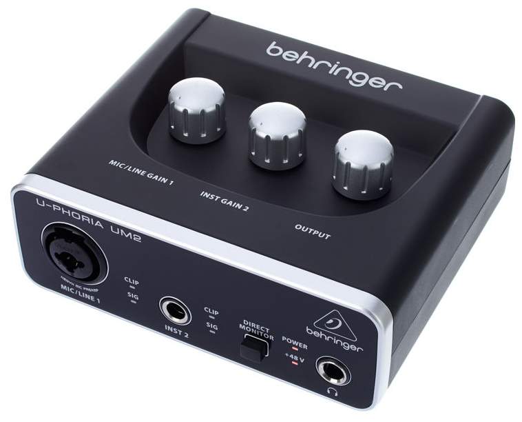Купить звуковая карта Behringer UM2, цены на Мегамаркет Артикул