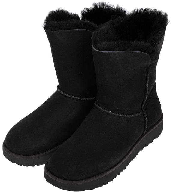 Ugg classic cuff on sale short boot black