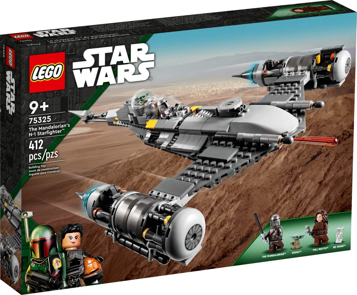 Отзывы о конструктор LEGO Star Wars 75325 Звёздный истребитель Мандалорца  N-1 - отзывы покупателей на Мегамаркет | конструкторы LEGO 753255 -  600009266439