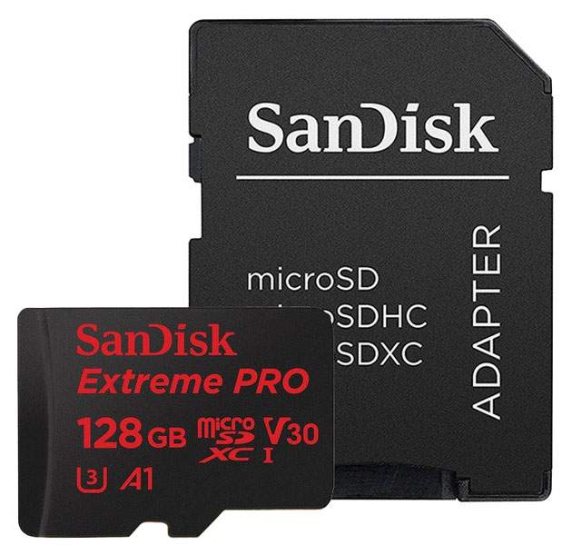 Карта памяти sandisk extreme microsd 128gb