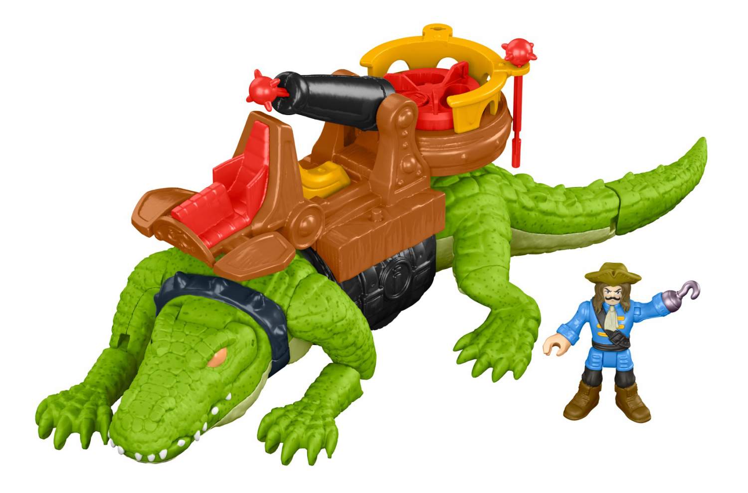 Игровой набор Imaginext® Капитан крюк и крокодил DHH63 - отзывы покупателей  на Мегамаркет