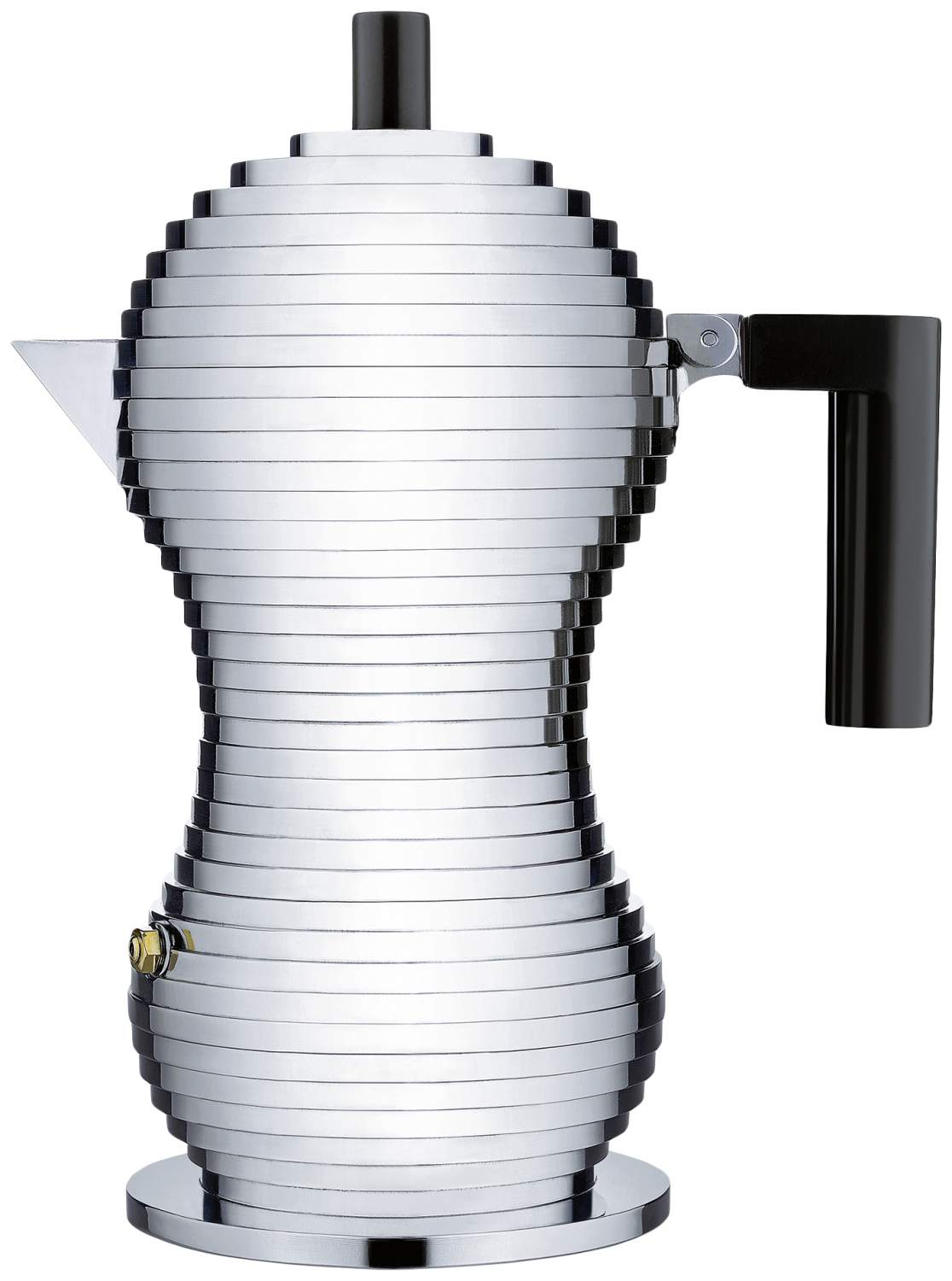 Alessi Pulcina MDL02 3 B Silver Black