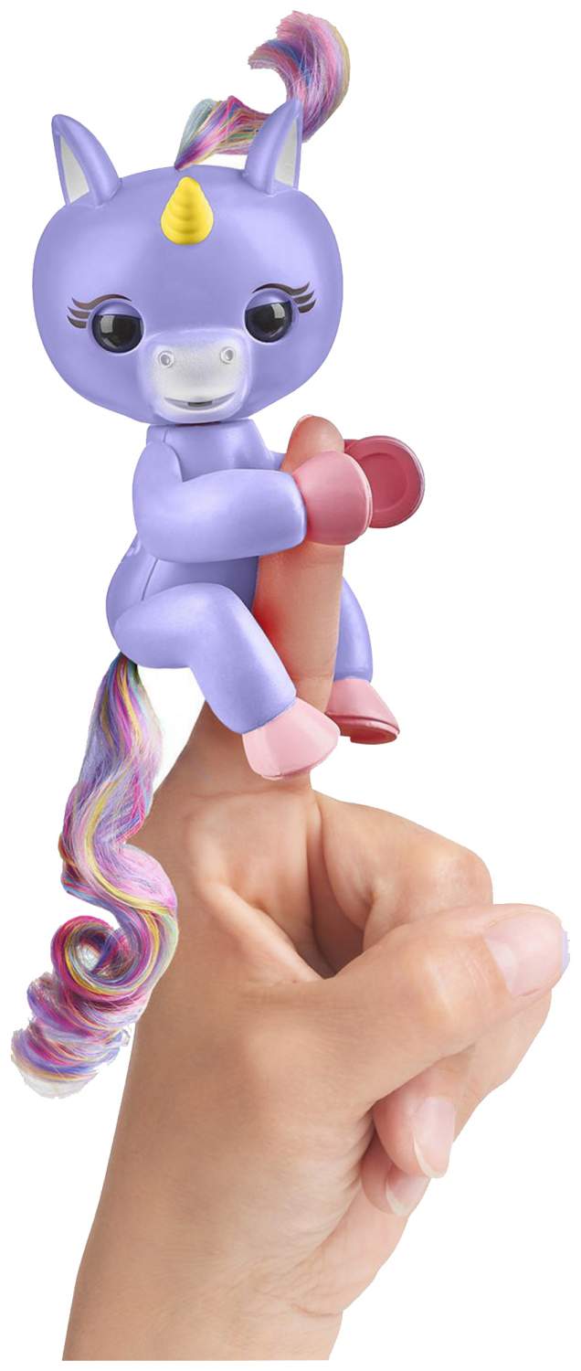 Интерактивное животное Fingerlings единорог Alika пурпурное 3709 – купить в  Москве, цены в интернет-магазинах на Мегамаркет