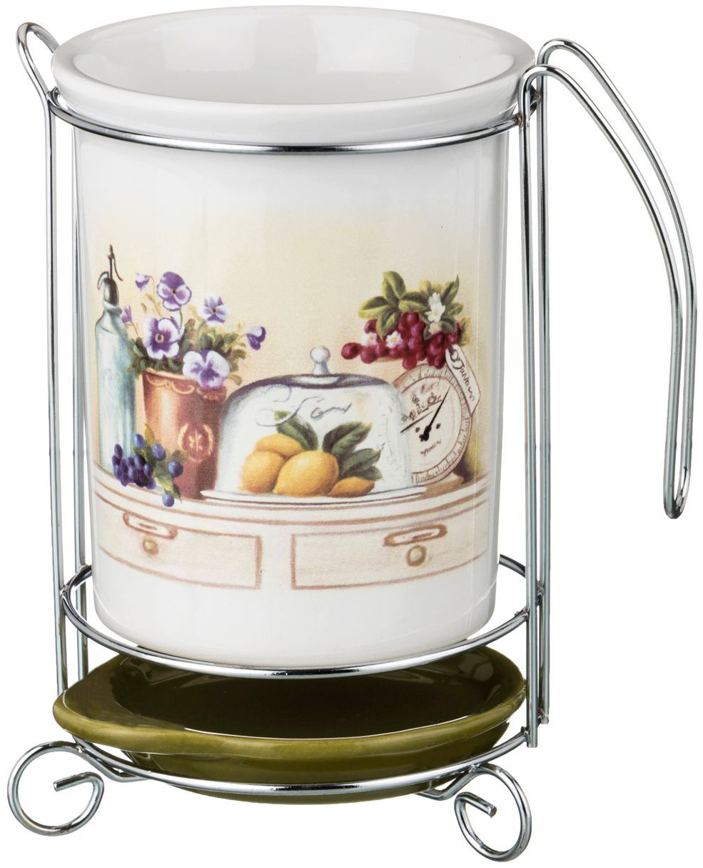 подставка под кухонные приборы. подставка для кухонных принадлежностей керамика. подставка для столовых приборов ностальжи 38600. подставка под кухонные. Domania / подставка для столовых приборов.