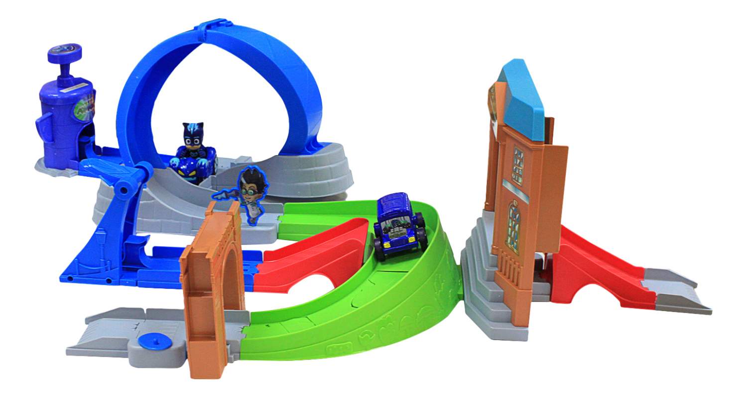 Купить автотрек PJ Masks Трасса героев в масках, цены на Мегамаркет