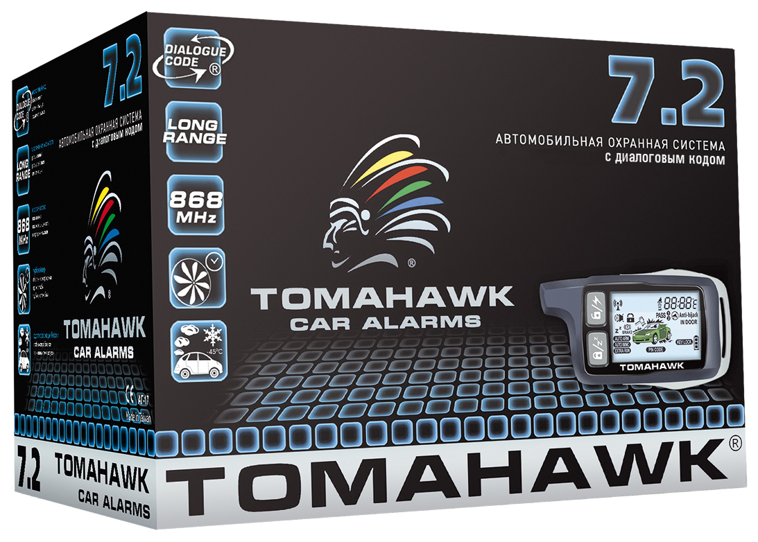 Купить tomahawk Автосигнализация Tomahawk 7.2, цены в Москве на  sbermegamarket.ru | Артикул: 100000584127