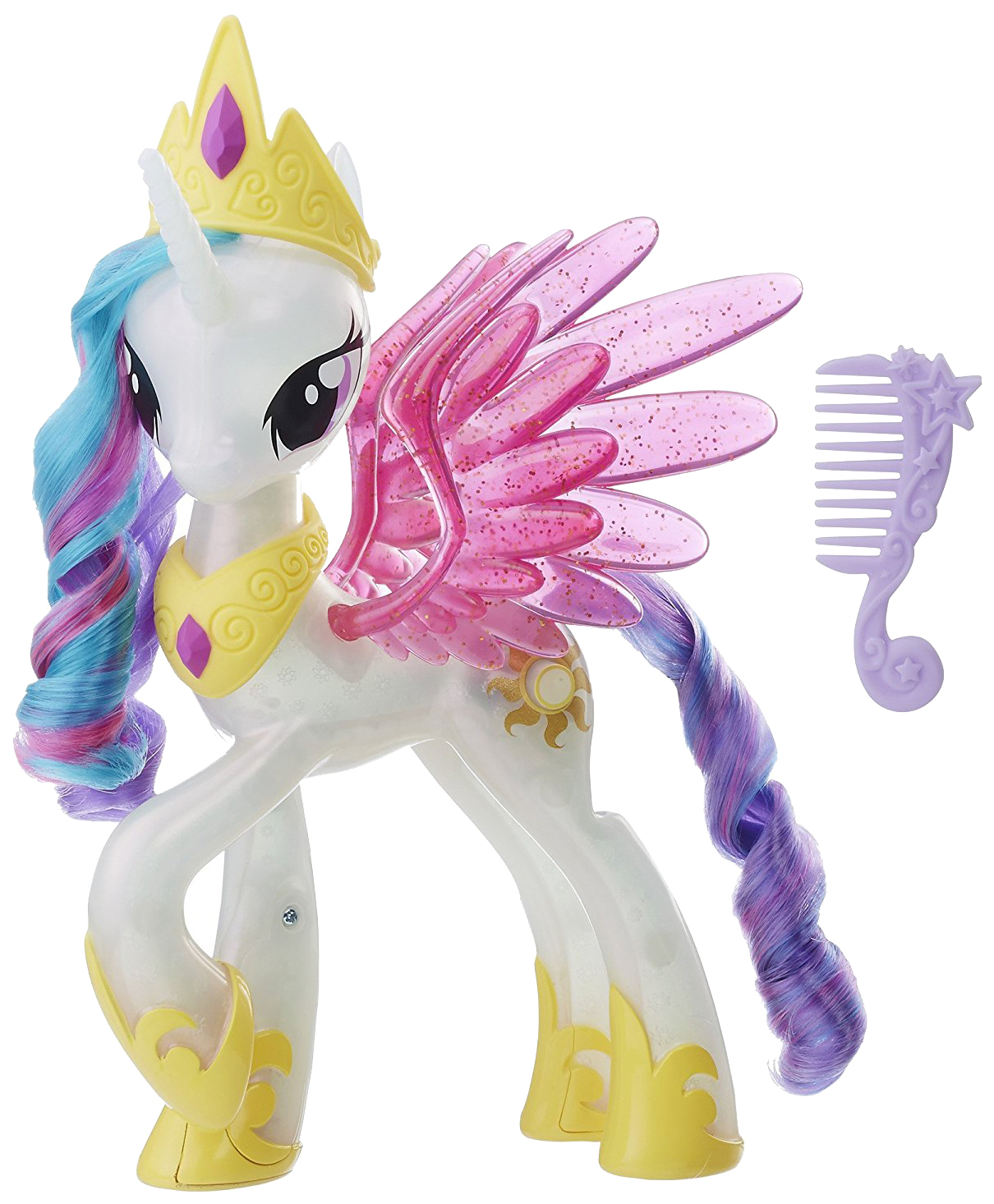 Отзывы о фигурка Hasbro My little Pony Интерактивная Принцесса Princess  Celestia E0190 - отзывы покупателей на Мегамаркет | игровые фигурки E0190 -  100023442627