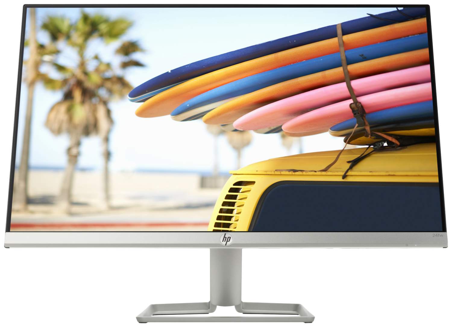 hp monitor 24 inch white