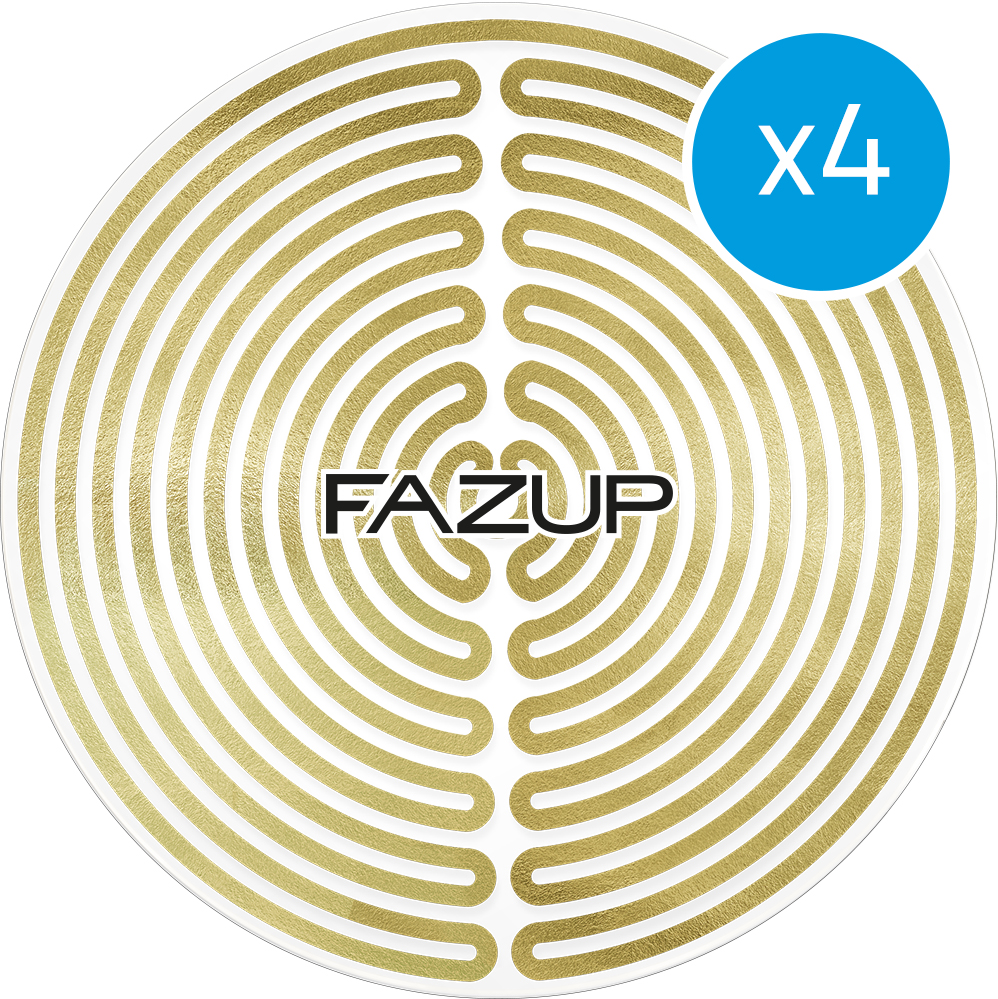 Комплект патчей для защиты от излучения телефона Fazup, 4 шт, Gold – купить  в Москве, цены в интернет-магазинах на Мегамаркет