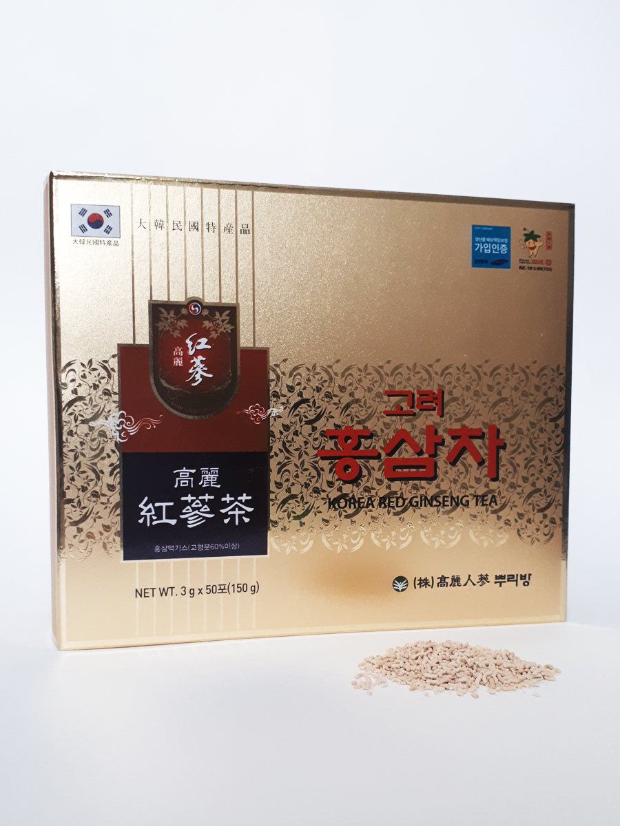 Напиток гранулированный Buleebang red ginseng tea с экстрактом женьшеня 50  пакетиков – купить в Москве, цены в интернет-магазинах на Мегамаркет