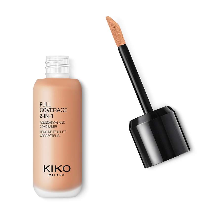 Купить тональное средство и консилер Kiko Milano Full coverage Теплый  Розовый 50 25 г, цены на Мегамаркет