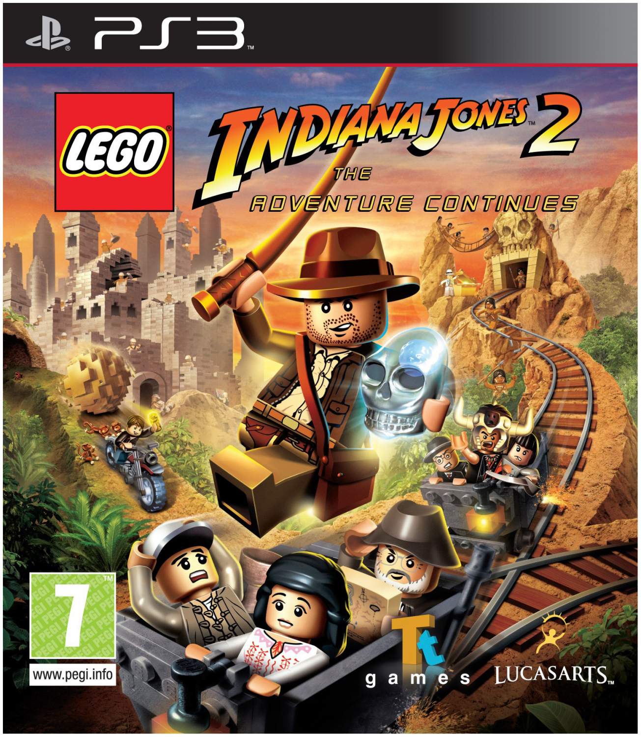 Игра LEGO Indiana Jones 2: The Adventure Continues Стандартное издание для  PlayStation 3 - купить в Москве, цены в интернет-магазинах Мегамаркет