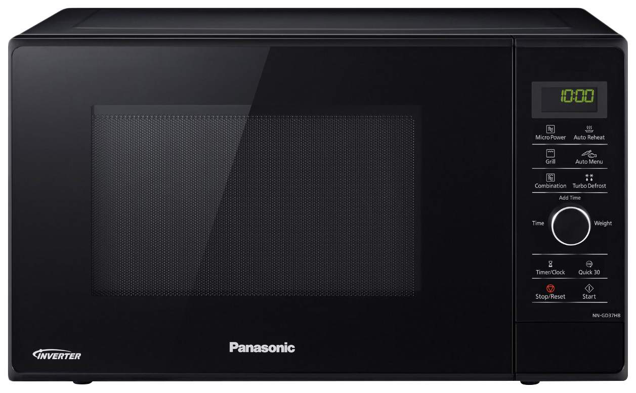 Микроволновая печь с грилем Panasonic NN-GD37HBZPE black - отзывы  покупателей на маркетплейсе Мегамаркет | Артикул: 100023254630