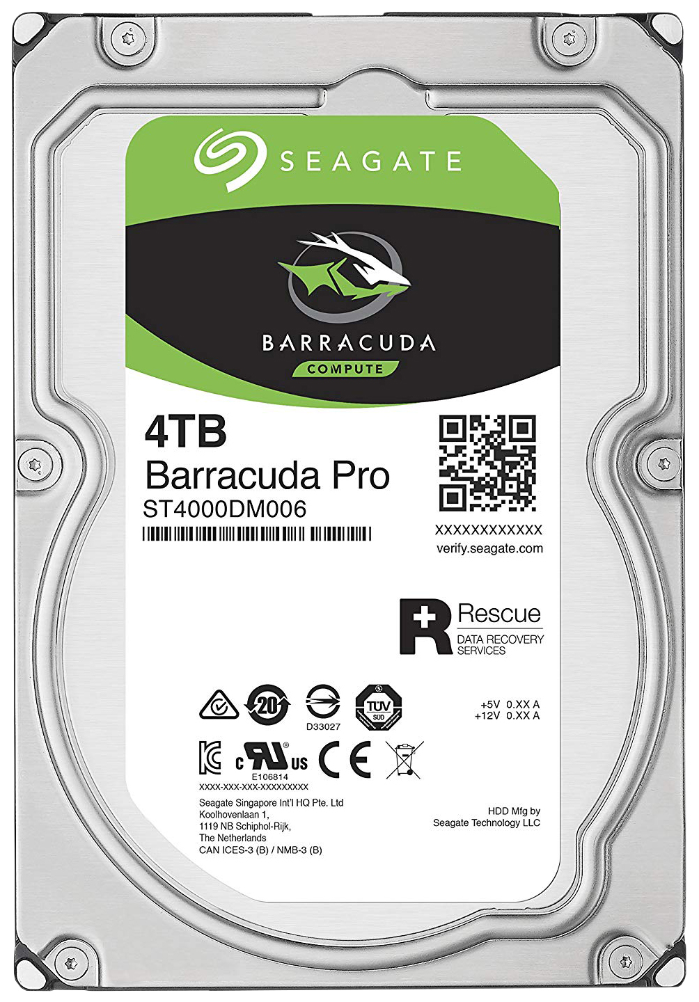 Жесткий диск Seagate BarraCuda Pro 4ТБ (ST4000DM006) – отзывы покупателей  на маркетплейс Мегамаркет | Артикул: 100023959130