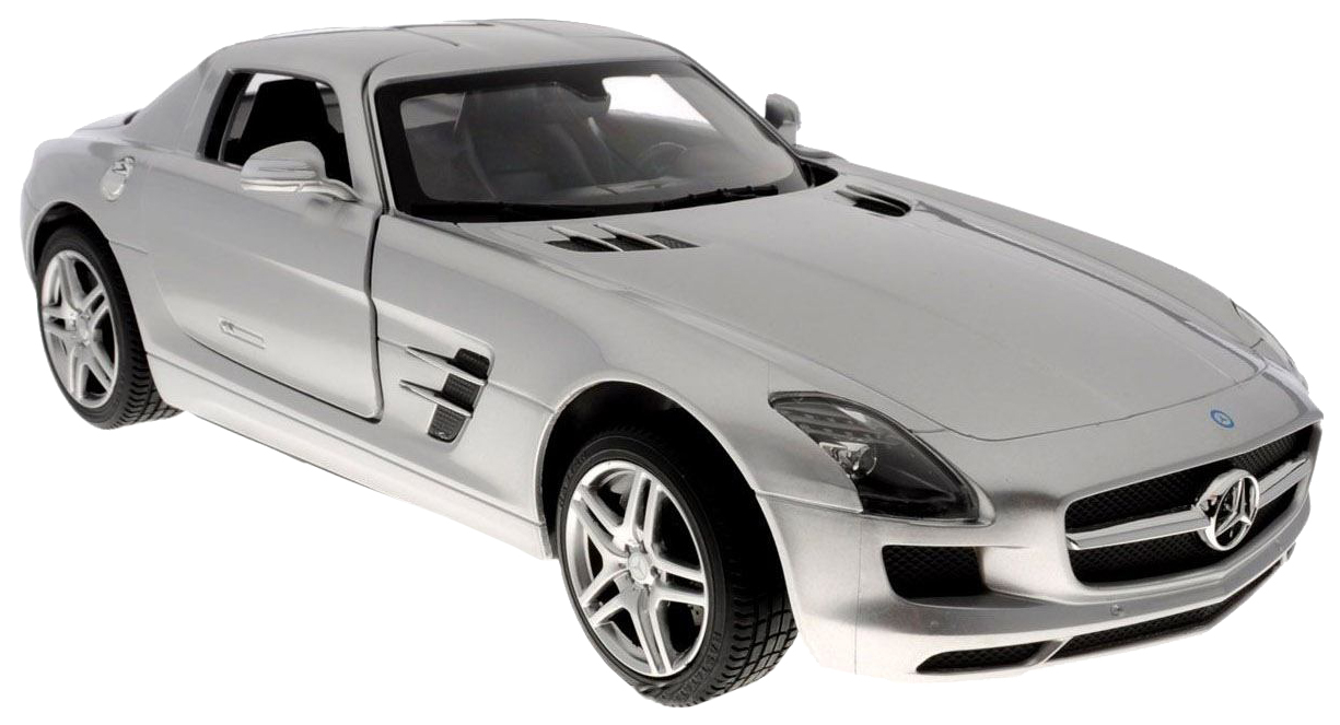 Купить радиоуправляемая машинка Rastar Mercedes-Benz SLS AMG серебристая  47600S, цены на Мегамаркет