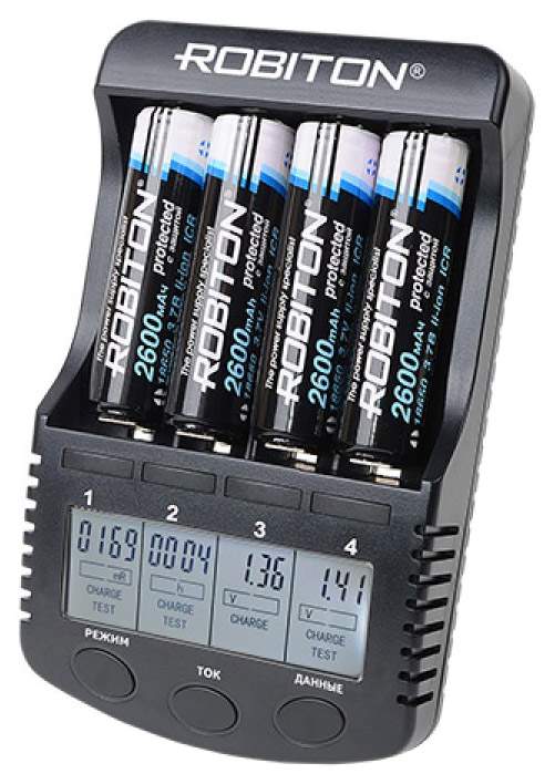 Зарядные устройства для аккумуляторных батареек ROBITON - купить ...