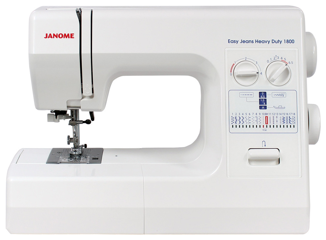 Швейная машина Janome Easy Jeans Heavy Duty 1800, купить в Москве, цены в  интернет-магазинах на Мегамаркет