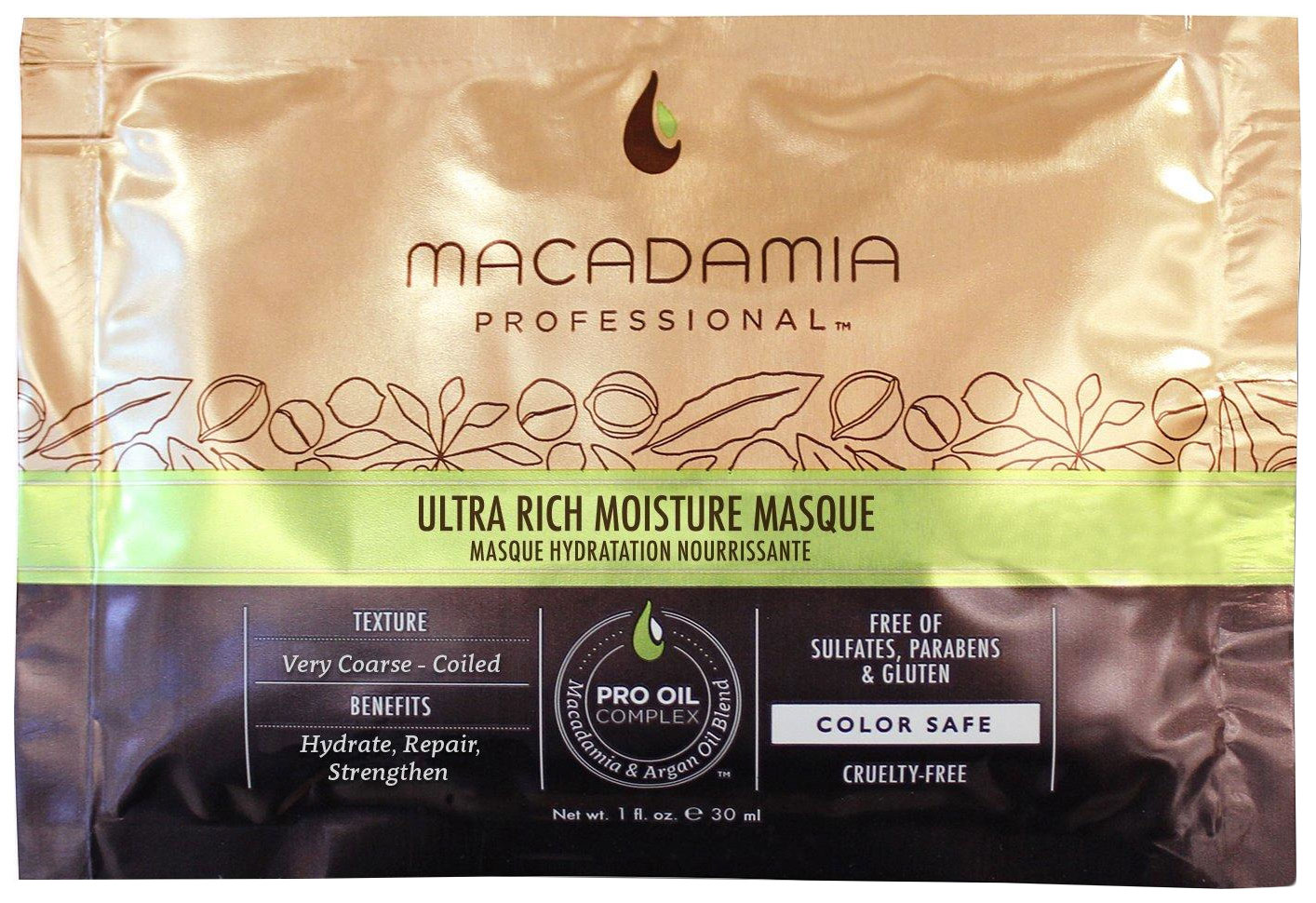 Macadamia nourishing moisture masque маска питательная для всех типов волос