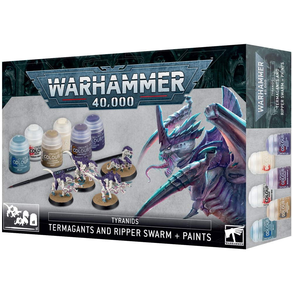 Отзывы о набор для игры Games Workshop Warhammer 40000: Tyranids + Paints  Set 60-13 - отзывы покупателей на Мегамаркет | аксессуары и дополнения для  игр 60-13 - 600013111622