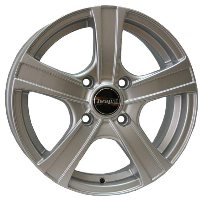 Колесный диск Tech line 539 r15 6j pcd4x100 et40 d60.1 t539-615-601-4x100-40s. Tech line 539 Silver. Tech line 539.