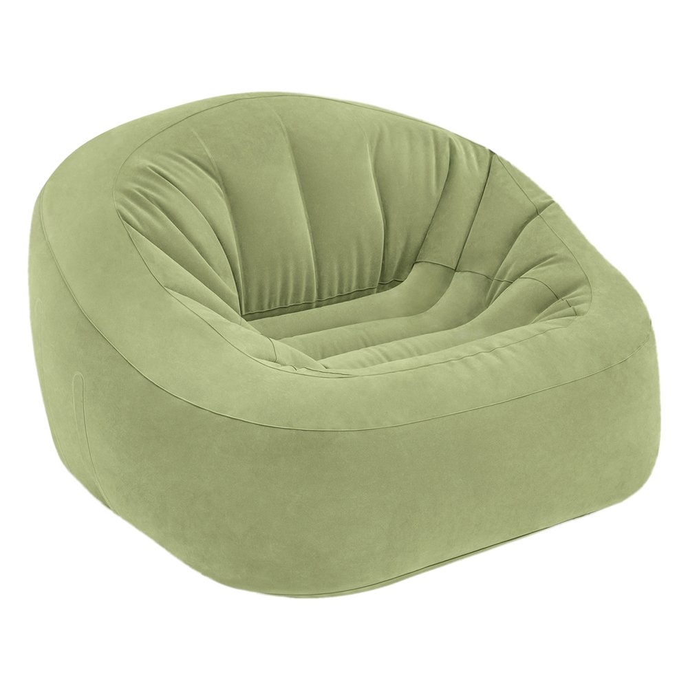 Intex надувное кресло beanless bag chair intex