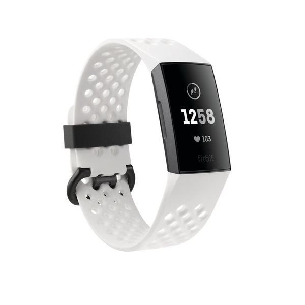 Fitbit Charge 3 Special Edition Frost White Sport Graphite