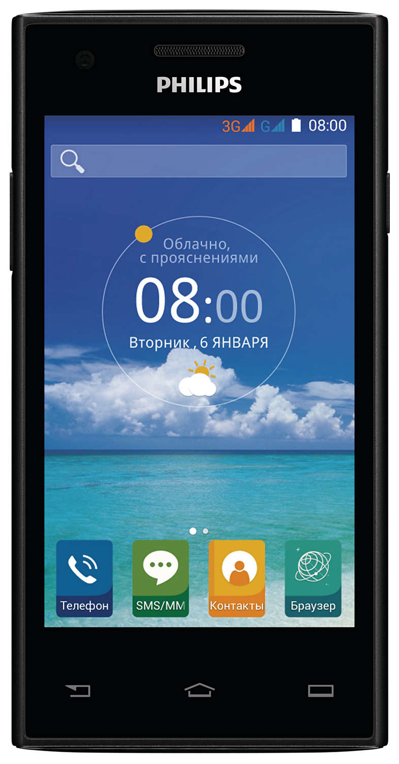 Смартфон Philips S309 1/8GB (ZIIIIII) – купить в Москве, цены в  интернет-магазинах на Мегамаркет