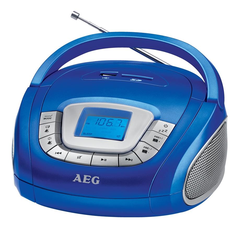 Магнитола AEG SR 4373 Blue – купить в Москве, цены в интернет-магазинах на  Мегамаркет