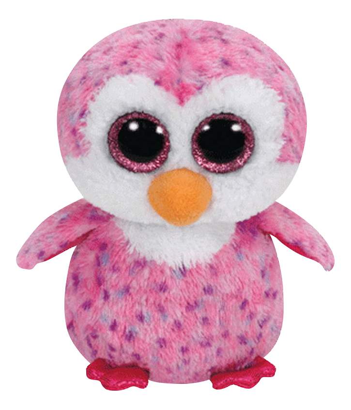 Купить мягкая игрушка TY Beanie Boos Пингвин Glider розовый 15 см, цены на Мегамаркет