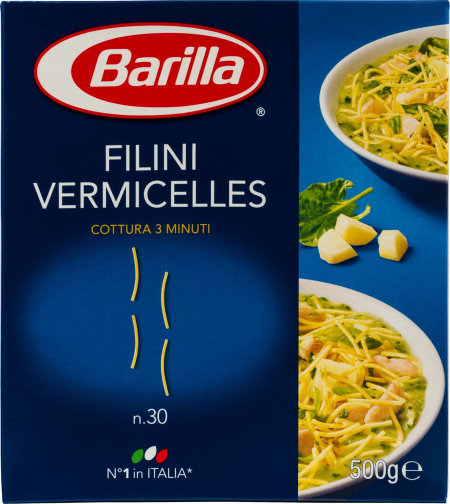 Макаронные изделия Barilla filini vermicelles 500 г - отзывы покупателей на  маркетплейсе Мегамаркет | Артикул: 100023361233