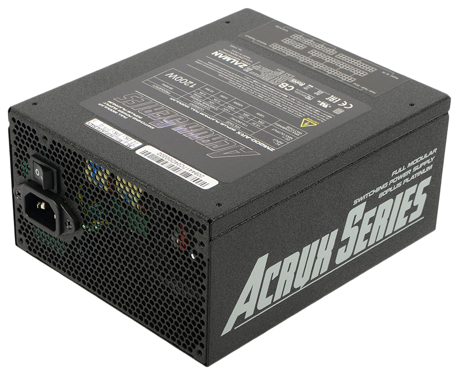 ZALMAN ZM1200-ARX ACRUX ATX電源 80+Platinum 1200W フルプラグイン