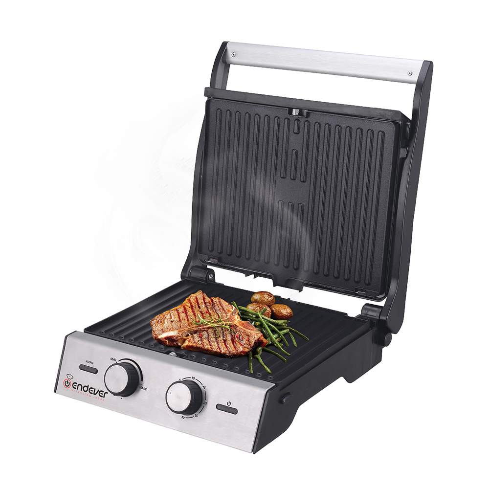 Электрогриль Endever Grillmaster 240 Silver - отзывы покупателей на  Мегамаркет