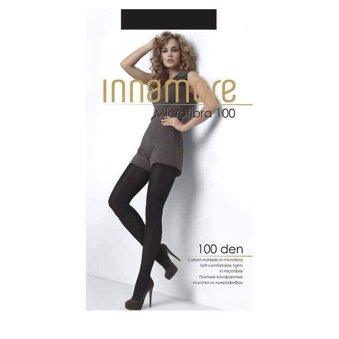 Колготки женские Innamore Microfibra 100 черные 5 (XL) - отзывы покупателей  на Мегамаркет | женские колготки
