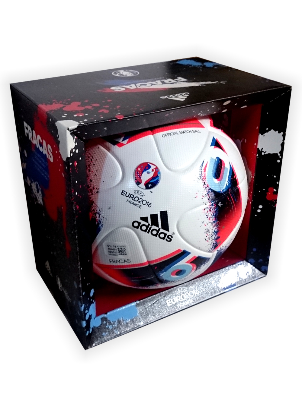 Футбольный мяч Adidas UEFA EURO 2016 №5 white/blue – купить в Москве, цены  в интернет-магазинах на Мегамаркет